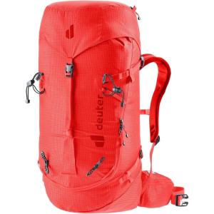 image:imageDeuter Womens Guide 32  6L SL Alpine Backpack Technical Alpine Pack with Ski Carry Ice Axe Loops amp Hydration Compatible  BlackPoppycrimson