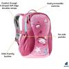 image:imageDeuter Pico Kids Preschool Backpack I Daypack Rucksack for School amp Hiking I Ages 2  Up  PapayaLavaHotpinkruby