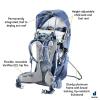 image:imageDeuter Kid Comfort Pro Child Carrier Backpack for Travel amp Hiking with Toddlers  Midnight