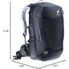 image:imageDeuter Trans Alpine 30L Backpack for Biking Mountain Biking amp Bikepacking with UFrame amp Superior Breathability  BlackBlack