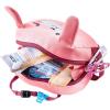 image:imageDeuter Kids Wash Bag Compact Travel Toiletry Bag for Children with Name Tag and Mesh Compartments  BlackBoneBlossomRaspberry