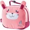 image:imageDeuter Kids Wash Bag Compact Travel Toiletry Bag for Children with Name Tag and Mesh Compartments  BlackBoneBlossomRaspberry