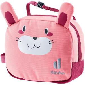 image:imageDeuter Kids Wash Bag Compact Travel Toiletry Bag for Children with Name Tag and Mesh Compartments  BlackBoneBlossomRaspberry