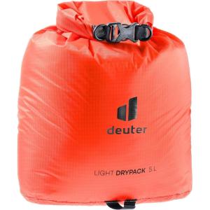 image:imageDeuter Light Drypack 5 WaterResistant 5Liter Ripstop RollTop Dry Pack Sack Keeps Gear Dry for Hiking Trekking Camping amp Kayaking  PapayaPapaya