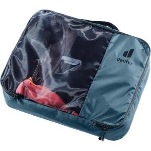 image:imageDeuter Mesh Zip Pack 3 Lightweight 3L Travel Organizer Pouch with Breathable Mesh and FullZip Access 3 Liter  AtlanticAtlantic