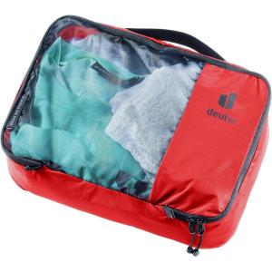 image:imageDeuter Mesh Zip Pack 5 Lightweight 5L Travel Organizer Pouch with Ventilated Mesh Panel 5 Liter  CherryCherry