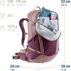 image:imageDeuter Womens Futura 25L SL Backpack Lightweight Hiking Daypack  CassisAshroseCassisashrose